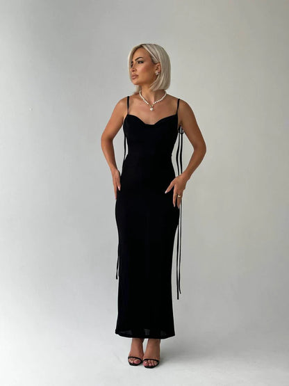 Sarah I Serenity Backless Maxi Dress