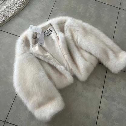 Evelyn™ Luxe Gradient Faux Fur Jacket